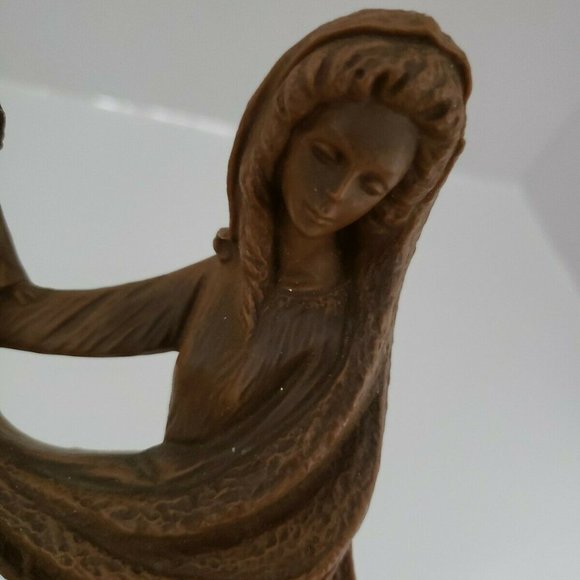 Vintage Mary And Infant Jesus Wall Hanger - Picture 4 of 12